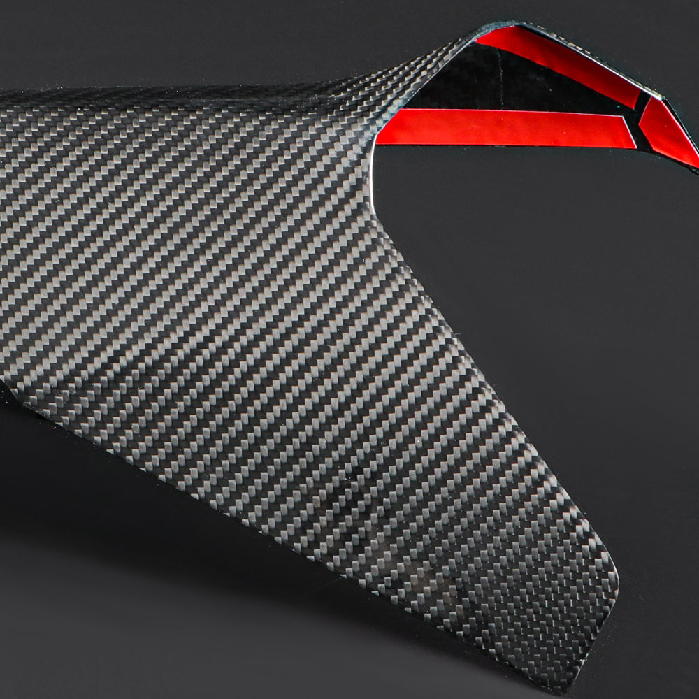 Carbon Fiber Center Console Armrest Cover Central Gear Shift Side Trim Panel Sticker for Supra GR A90 MK5 Dashboard Cover Interior Accessories Gloss (Automatic Left Hand Drive)