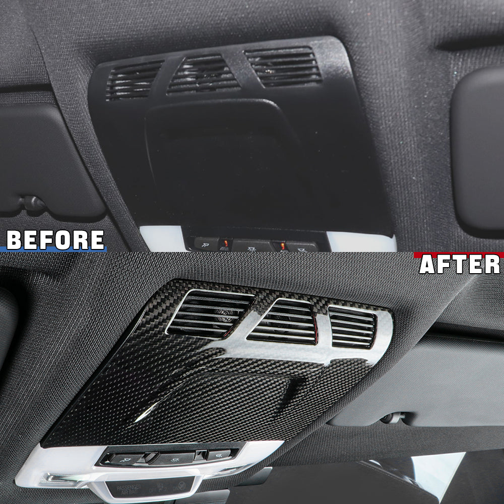 1pcs Dry Carbon Fiber Reading Light Trim Cover Fit For Supra A90 MK5 2021-2023